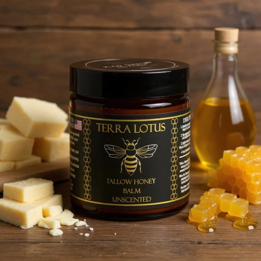 Terra Lotus Balm con Sebo de Res : Renueva tu piel de forma natural y ancestral