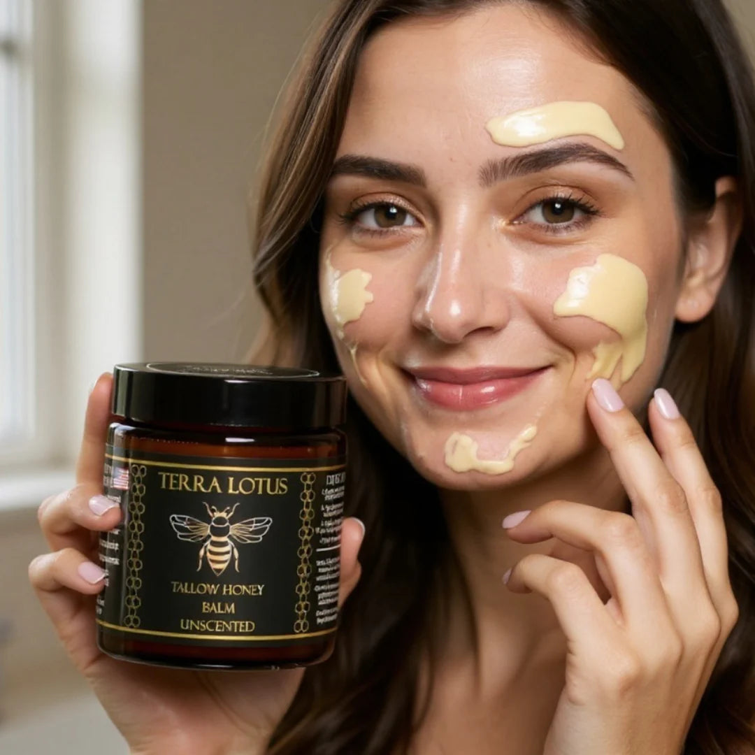 Terra Lotus Balm con Sebo de Res : Renueva tu piel de forma natural y ancestral