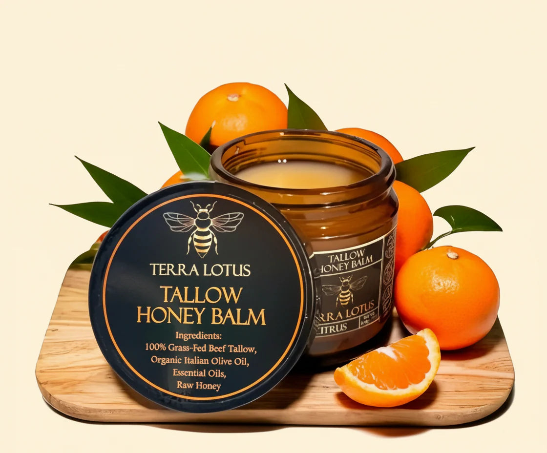 Terra Lotus Balm con Sebo de Res : Renueva tu piel de forma natural y ancestral